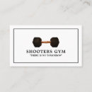 Buscar peso tarjetas de visita Instructor de fitness