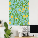 Buscar papel pintado floral azul posters Flores silvestres