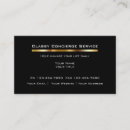 Buscar concierge tarjetas de visita Negocio