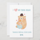 Buscar oso de la papá tarjetas Corazón