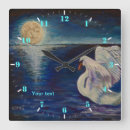 Buscar luna llena relojes de pared Lago