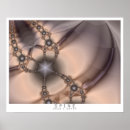 Buscar luz del fractal posters Gráfico