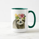 Buscar sloth tazas Acuarela