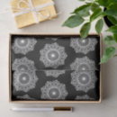 Buscar mandala papel de seda Negro