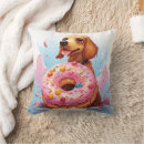 Buscar perro lindo cojines Dachshund
