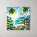 Buscar paisaje tropical lienzos Pintura
