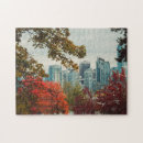 Buscar hojas del rojo puzzles Otoño