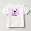 Buscar gatito del dibujo animado camisetas Chica