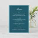 Buscar verde verde azulado boda menus Formal