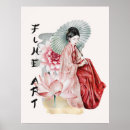 Buscar mujer japonesa posters Flor de cerezo