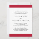 Buscar negro rojo boda invitaciones Moderno