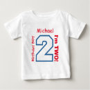 Buscar número 2 bebe camisetas En segundo lugar