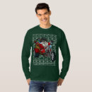 Buscar papá del motorista camisetas Navidad