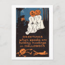 Buscar fantasmas de halloween postales Calabaza