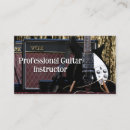Buscar guitarra tarjetas de visita Moderno