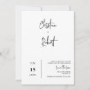 Buscar rsvp boda invitaciones Minimalista