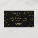 Buscar estrellas brillantes tarjetas de visita Abstracto