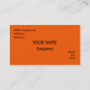 Buscar naranja tarjetas de visita Simple