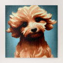 Buscar peludo puzzles Marrón