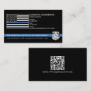 Buscar policías tarjetas de visita Empleados