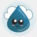 Buscar gotas de lluvia pegatinas Agua