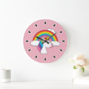 Buscar unicornio lindo relojes de pared Cuento de hadas