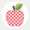 Buscar manzana verde pegatinas Gingham