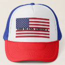 Buscar poderoso camionero gorras Patriotismo
