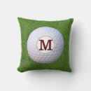 Buscar pelota de golf cojines Monograma
