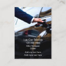 Buscar chauffeur tarjetas de visita Uber