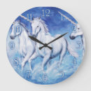 Buscar unicornio lindo relojes de pared Caballo