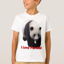 Buscar amo pandas camisetas Animal