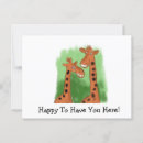 Buscar jirafa feliz postales Ilustracion