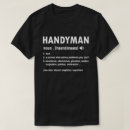 Buscar handyman camisetas Reparador