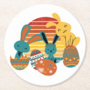 Buscar su conejito feliz posavasos Para niños