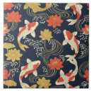 Buscar koi azulejos Patrón
