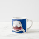 Buscar gran tiburón blanco tazas Pescar