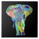 Buscar elefantes coloridos azulejos General y unisex