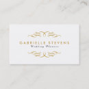 Buscar wedding planner business tarjetas de visita Elegante
