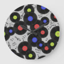 Buscar notas musicales relojes de pared Abstracto