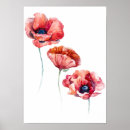 Buscar amapolas abstractas posters Para ella