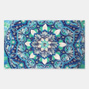 Buscar mandala azul pegatinas Blanco