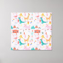 Buscar dinosaurio lienzos Ilustracion