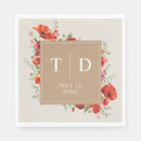 Buscar amapola servilletas Floral