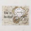 Buscar steampunk invitaciones Tiempo