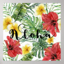 Buscar hawaiano posters fiesta Cumpleaños