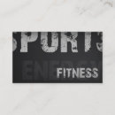 Buscar entrenamiento tarjetas de visita Entrenadores