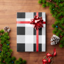 Buscar tartan papel de regalo Blanco y negro