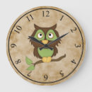 Buscar búho colorido relojes de pared Para todos