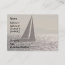 Buscar vela tarjetas de visita Océano